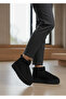 999 Black Thick Sole Furry Mini Women's Boots