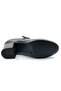 Bexus Genuine Leather Comfort Orthopedic Women's Heeled Shoes Black - 6