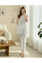 Zero Sleeve Modal Underwear with Pleated Skirt -White - 3
