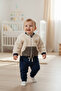 Baby Winter Cardigan Set with Combed Cotton Lining