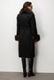 Cashmere Coat with Fur Collar and Sleeves and Belt - 8
