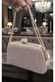 Women's Silver Crystal Large Stone Evening Dress Bag Special Occasion Bag - 2