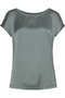 Women's Crew Neck Satin Viscose Short Sleeve Sporty Stylish Blouse - 3