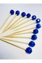 NO:30 - 50 pcs Decorative Beaded Promise Engagement Birthday Party Cupcake Mevlüt Ornament Toothpick - 5
