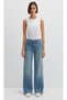 M1010152-91128 High Waist Wide Leg Jean Women's Denim Pants - 3