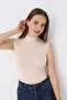 Women's Skin Sleeveless Turtleneck Bodysuit