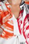 Women's Printed Pocket Linen Look Woven Cotton Dress Floral Branch Pattern - 7