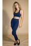 Navy Blue Push up Seamless Scrunch Gathered High Waist Sports Leggings |   Life - 3