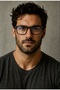 Mocha Black Cornered Lightweight Unisex Men Women Blue Light Protection Screen Glasses