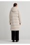 Beige Puffer Jacket with Hood 1110487 -70136 - 4