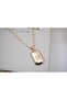Kol113 Vip Harf Gold Necklace - 50 cm + 5 cm Extension