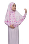 Children's Prayer Suit Practical Two Pieces Patterned Sleeves and Removable Headscarf Lycra Hijab Dress (6-12 - 3