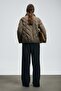 122120043 Desert Goose down Women's Coat Brown - 7