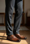 MEN'S GENUINE LEATHER NEOLITE SOLE CLASSIC DRESS SHOES