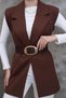 Suede/Antique Buckle Women's Belt. Jacket Belt Dress Belt, - 2