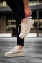 Kb-X502 Men's Daily Lace-Up Suede Sports Sneakers Shoes Sbt - Beige - 3