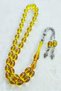 High-End Master Craft Fire Amber Prayer Beads / Special Imam / Beyzi Cut