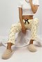 Women's Velvet Pajama Bottoms Sweatpants Cotton Yellow Lemon - 8