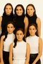 Women's 6-Piece Zero-Sleeve Sleeveless Bodysuit High Neck Bodysuit 6 Pieces Half Turtleneck 3Black - 3White