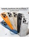 جراب هاتف متوافق مع iPhone 15 Pro Max و iPhone 17 Pro Max، مزود بعدسة كاميرا زجاجية، ويدعم تقنية MagSafe. - 2