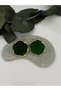 Brand Green Rose Earrings