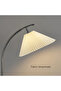 Arc Floor Lamp with Side Table, 3-Color Dimmable LED,12W Standing Lamp with Storage Shelf - 5