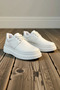 Men's Lace-Up Patent Leather Sneakers Standard Fit Leather Functional Durable Quality Comfortable - 6