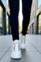 Men's High-Top Lace-Up Suede Sneakers Flat Sole Functional Durable Quality Stylish - 3