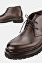 Men's Brown Genuine Natural Leather Size 39-45-46 Lace-Up Boots - 2