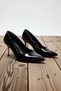 Women's Pointed Toe Thin Heeled Patent Leather Shoes Functional Durable Quality Comfortable Sports - 4
