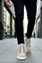Men's High-Top Lace-Up Suede Sneakers Flat Sole Functional Durable Quality Stylish - 3