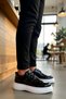 Men's Lace-Up Patent Leather Sneakers Standard Fit Leather Functional Durable Quality Comfortable - 5