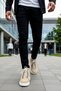Men's High-Top Lace-Up Suede Sneakers Flat Sole Functional Durable Quality Stylish - 4