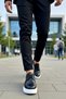 Men's Lace-Up Patent Leather Sneakers Standard Fit Leather Functional Durable Quality Comfortable - 4