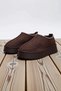 Women's Suede Flat Sole Short Heeled Almond Toe Slippers Boots Functional Durable Quality Stylish - 5