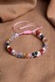 Certified Quartz-Achate-Kyanite-Aquamarine-Tiger G.-Blood Stone Pisces Zodiac Natural Stone Bracelet Odt180 - 5