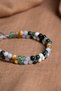 Certified Agate-Tourmaline-Fluorite-Tiger G.-Anyolite-Moonstone Cancer Zodiac Natural Stone Bracelet Odt183 - 6