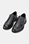 Men's Black Genuine Natural Leather Classic Shoes with Orthopedic Soles - 2