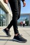 Men's Lace-Up Sneakers Round Toe Flat Sole Functional Durable Quality Comfortable - 4