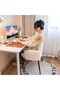 Dressing Chair, Luxury Modern Makeup Vanity Chairs, Upholstered Armchair with Metal Legs for BedRoom - 2