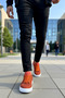 Men's Low Sole Lace-Up Fabric Sneaker Functional Durable Quality Comfortable Aesthetic Stylish - 4
