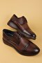 Men's Genuine Leather Groom's and Suit Shoes Lightweight Comfortable Add.3018 Brown - 4