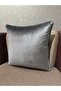 Exclusive Imported Atlas Anthracite Color Cushion Cover 43X43 cm - 4