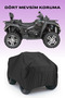 Black Cfmoto Cf 800 Atr Atv Cover, 4 Season Protection, Waterproof Tarpaulin