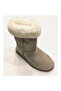 Furry Genuine Lambskin Boots Beige 38