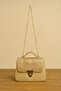 Women's Gold Chain Detail Shoulder and Handbag 👜 - 2