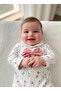 Bow Baby Girl Romper Peter Pan Collar Footed Baby Girl Romper - 2