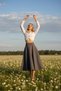 Kot Kiloş Skirt Is Made from Denim Fabric and Smoked Jeans Fabric, Produced in a Limited Quantity. - 5