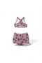 Girl's Wow Printed Shorts Bikini Set - 3