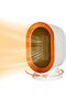 Space Heater Portable Electric Mini Desk PTC Heater, 70° Oscillating, Tip-Over & Overheat Protectio